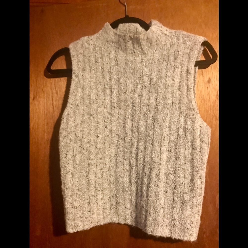 Forever 21 sleeveless high neck knit